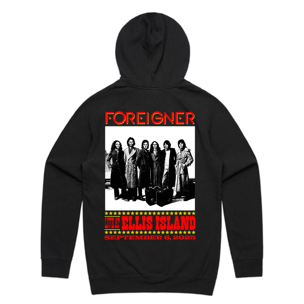 Foreigner: Live At Ellis Island - Black Hoodie