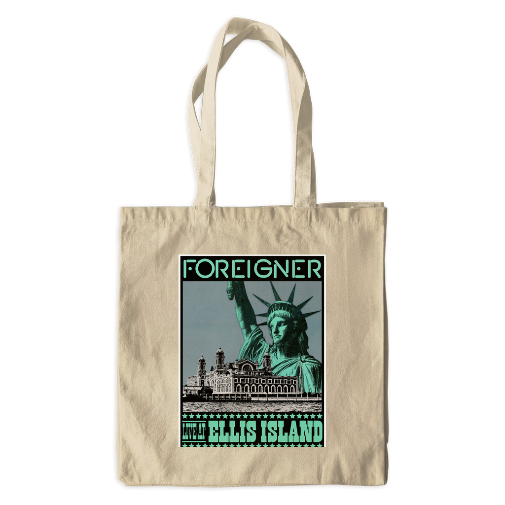 Foreigner: Live At Ellis Island Event - Natural Tote Bag