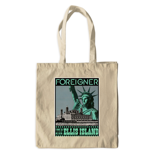 Foreigner: Live At Ellis Island Event - Natural Tote Bag