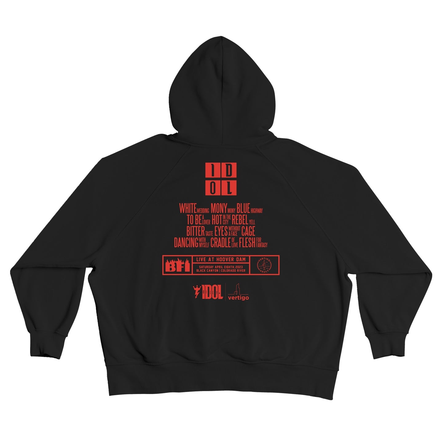 Billy Idol: Dam Black Hoodie