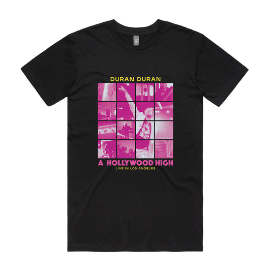 Duran Duran: A Hollywood High - Black T-Shirt