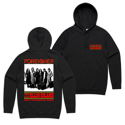 Foreigner: Live At Ellis Island - Black Hoodie