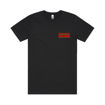 Foreigner: Live At Ellis Island - Black T-Shirt