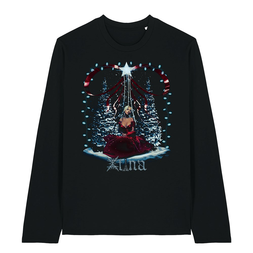 Christina Aguilera: Christmas in Paris Black Long Sleeve T-Shirt
